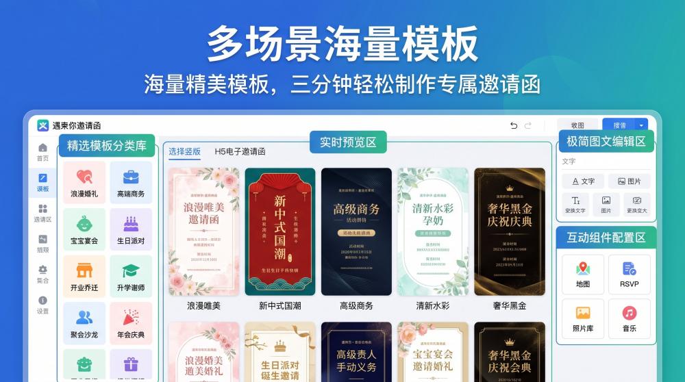 别再做花哨廉价沙龙请柬！极简风设计公式，轻松拉高活动高级感